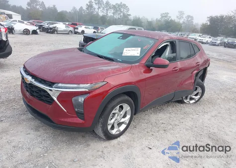 2025 Chevrolet Trax Fwd Ls из США, поврежденный, VIN KL77LFEP0SC001758